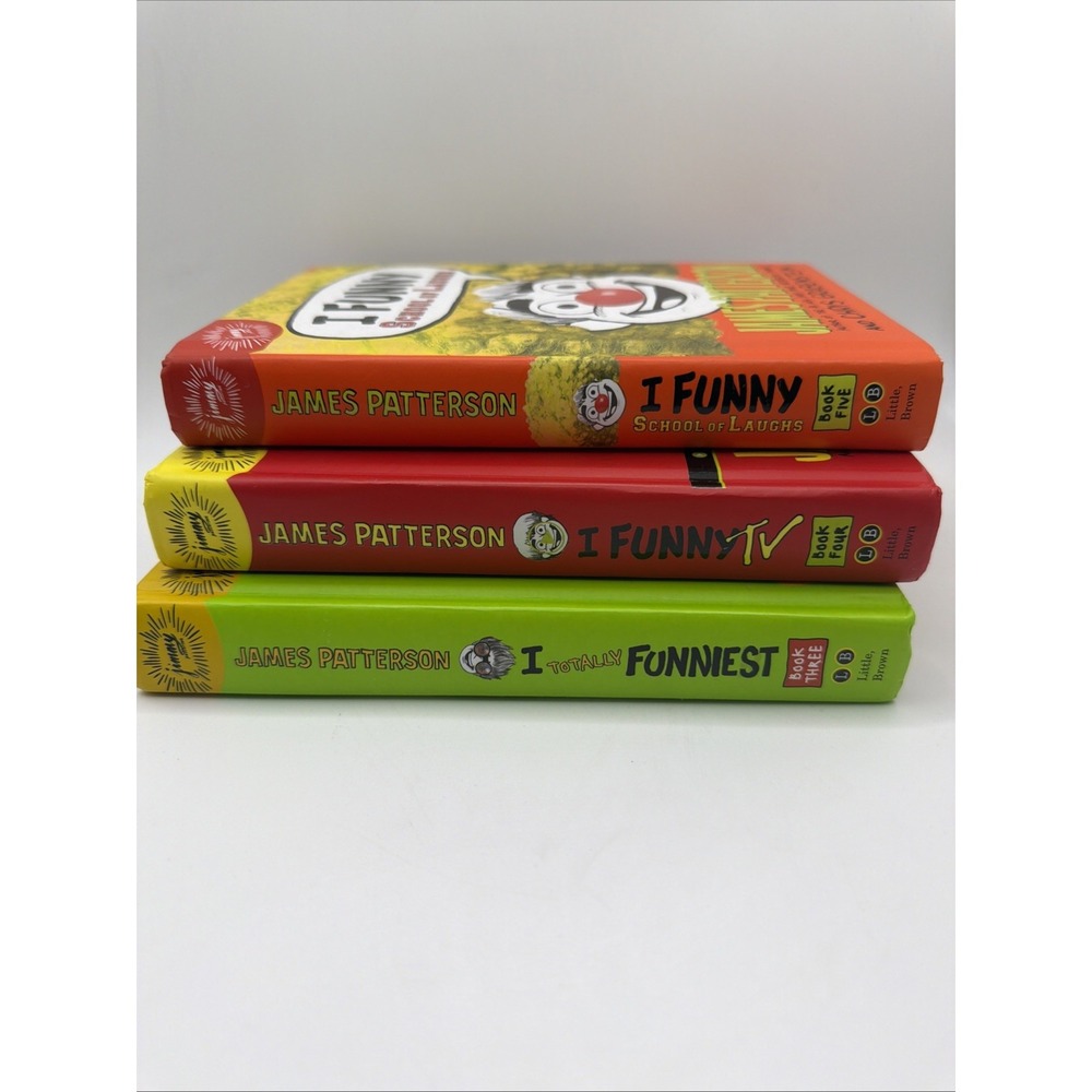 James Patterson I Funny Books Lot of 3 Kids‎ Humor Paperback School of Laughs